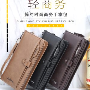 লেদার ওয়ালেট বড় ফোন ও টাকা রাখার লং ওয়ালেট