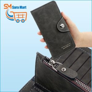 Korean-style Frosted Men’s Long Wallet