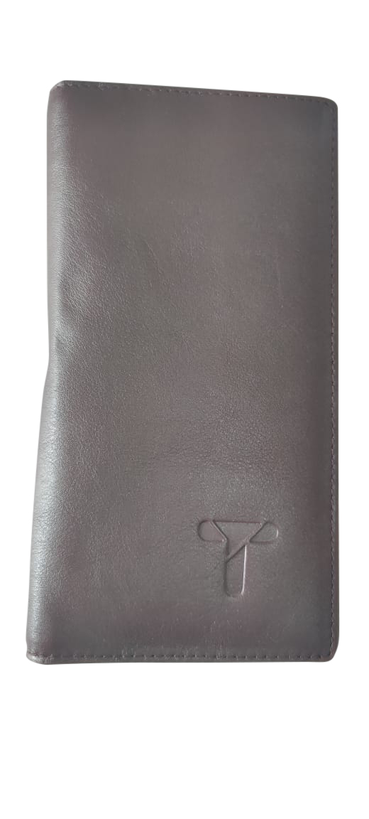 Premium Soft Leather Long Wallet- Chocolate