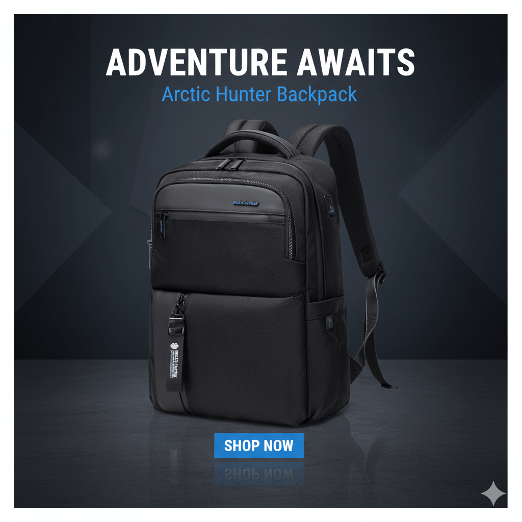 Arctic Hunter Anti-Theft Backpack